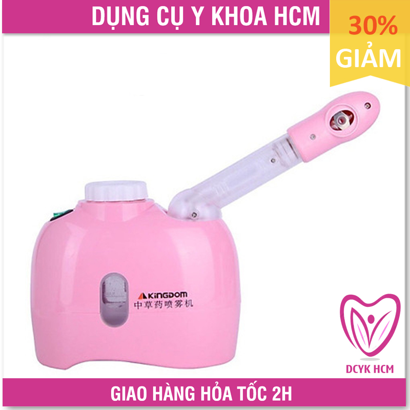 ⚡Now+Grab⚡| Máy Xông Mặt Xoay 360 độ Mini: Kingdom K33C - Thải Độc Da, Dưỡng Ẩm, Làm Sạch Mụn - GK0549