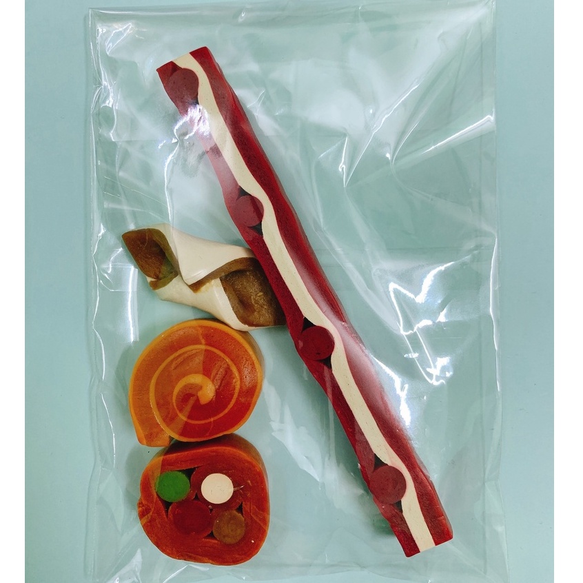 SNACK DẺO BÁNH THƯỞNG CHO CHÓ MIX 4 VIÊN