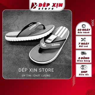 Dép Kẹp Adidas Cao Cấp Đế Cao Siêu Bền Nhẹ chống trơn trượt (Xám)