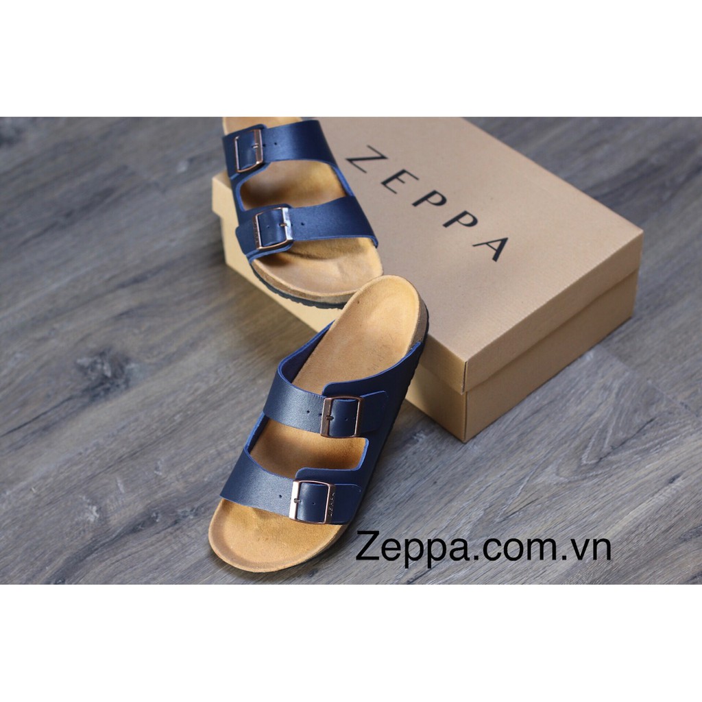 ZEPPA - Gian Hàng Chính Hãng - Dép đế trấu nam & nữ - Màu xanh navy (Size: 36-46) AF