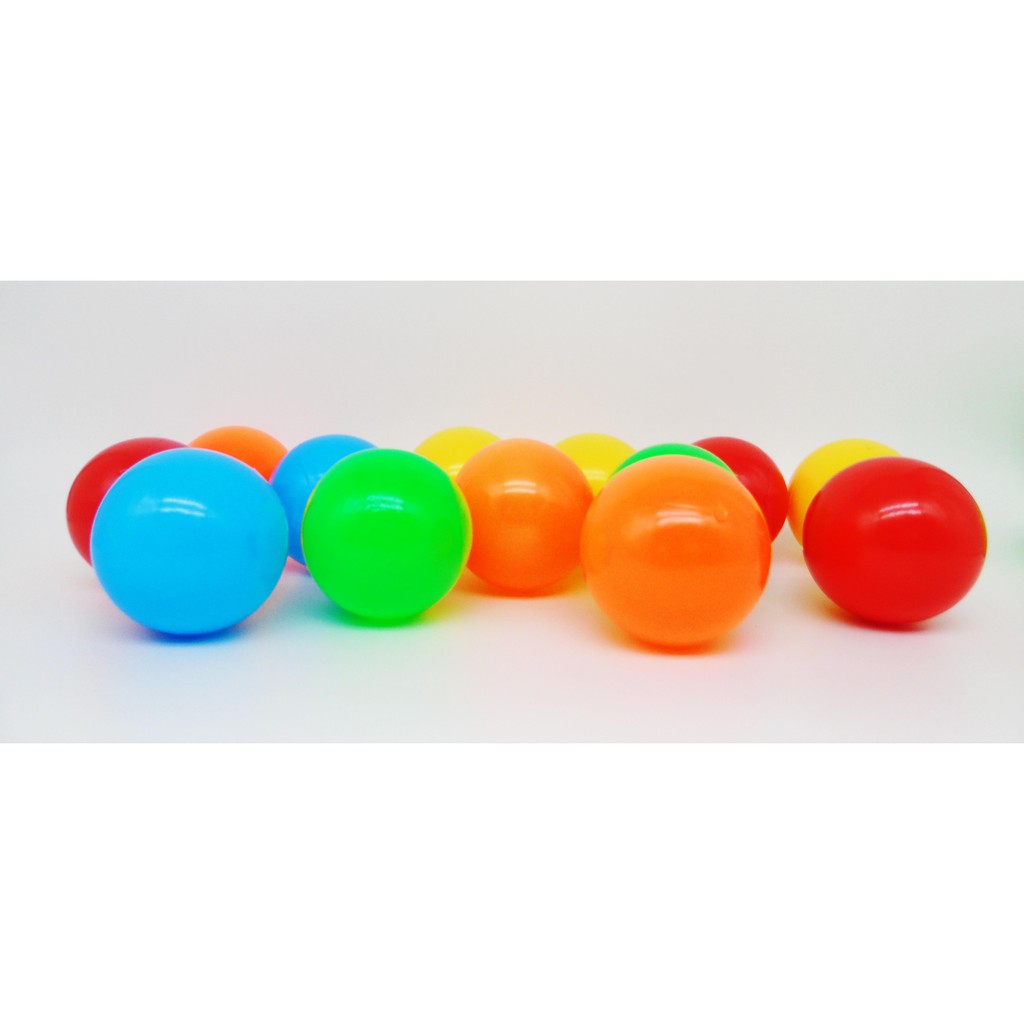 Túi 50 quả bóng nhựa thả nhà bóng, nhựa an toàn ko gây độc hại ANTO 26
