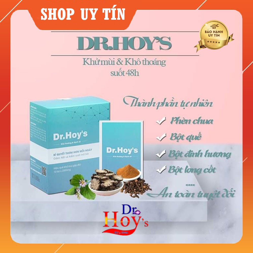 Trị Hôi Nách Hôi Chân-Dr Hoys-Khử Sạch Mùi và Khô Thoáng suốt 48h | BigBuy360 - bigbuy360.vn