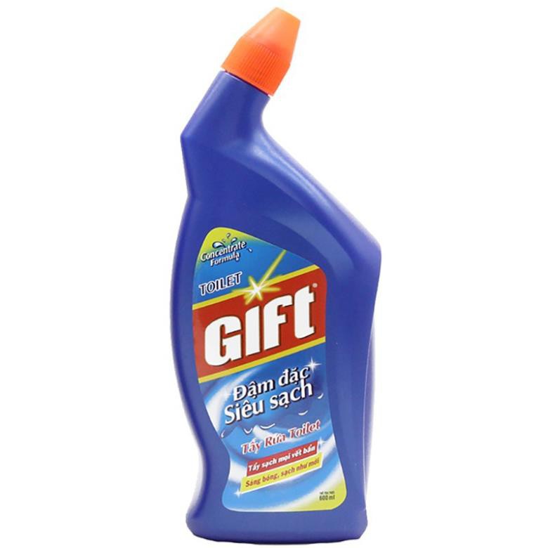 Lốc 2 Chai Nước Tẩy Nhà Tắm Gift Siêu Sạch 600ml
