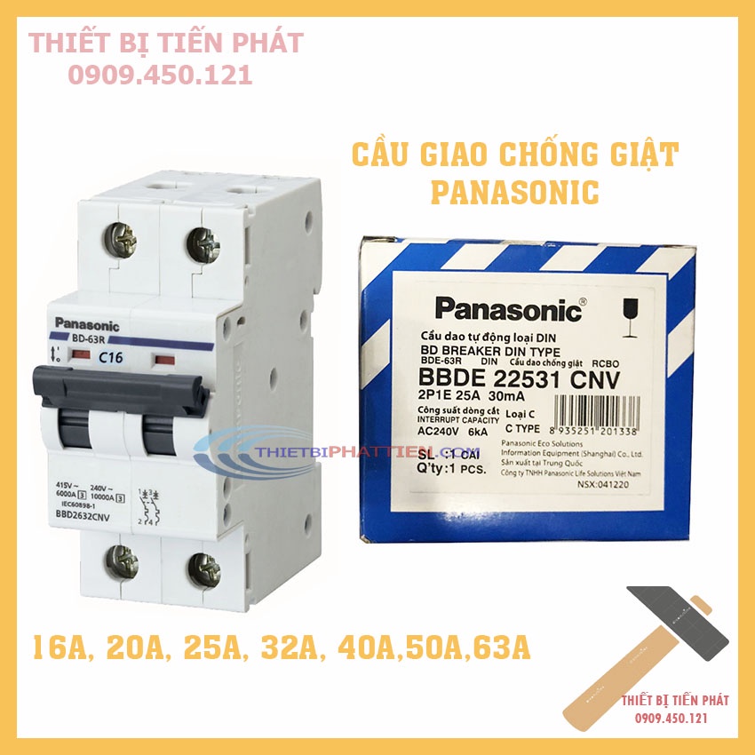CB Chống Giậc Panasonic 16A-63A An Toàn