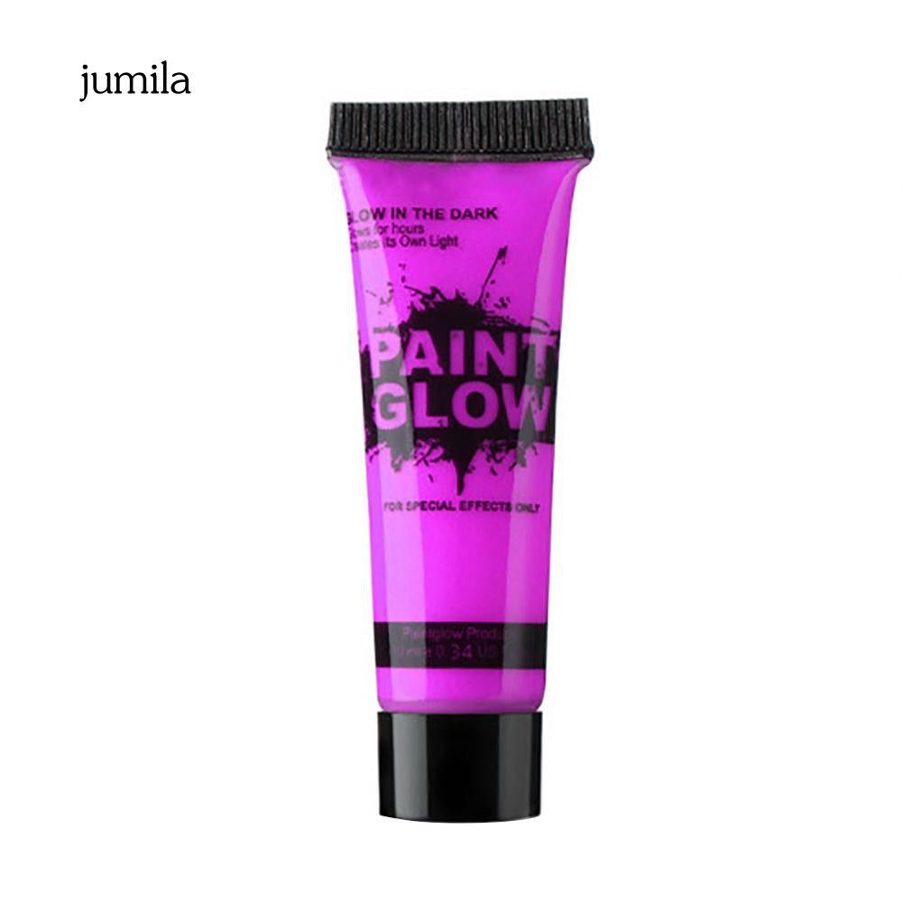 JULA 10ml Fluorescent Glow Club Pub Party Festival Makeup UV Neon Face &amp; Body Paint