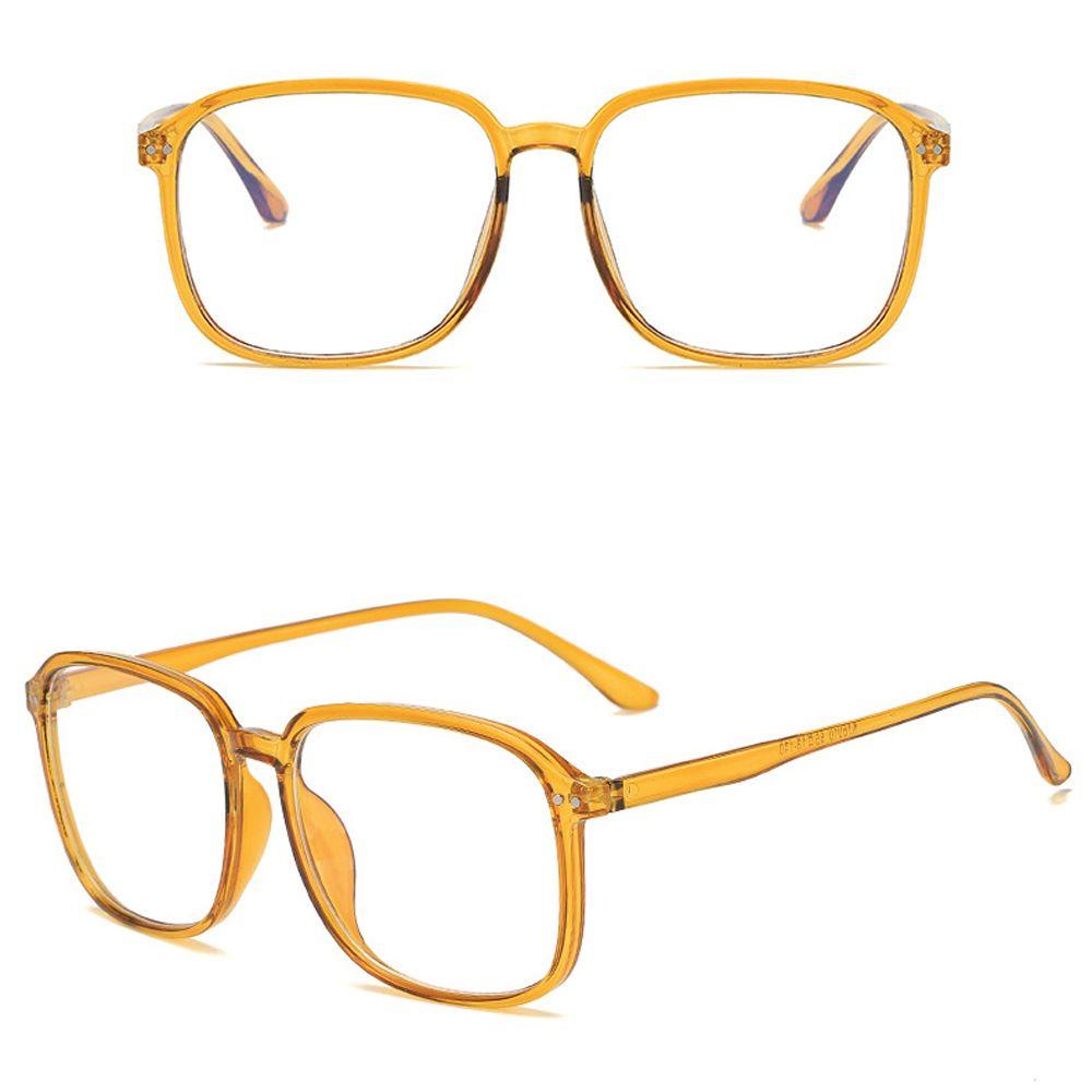 VANES1 Mắt Kính Gọng Vuông Lớn Chống Ánh Sáng Xanh Phong Cách Hàn Quốc