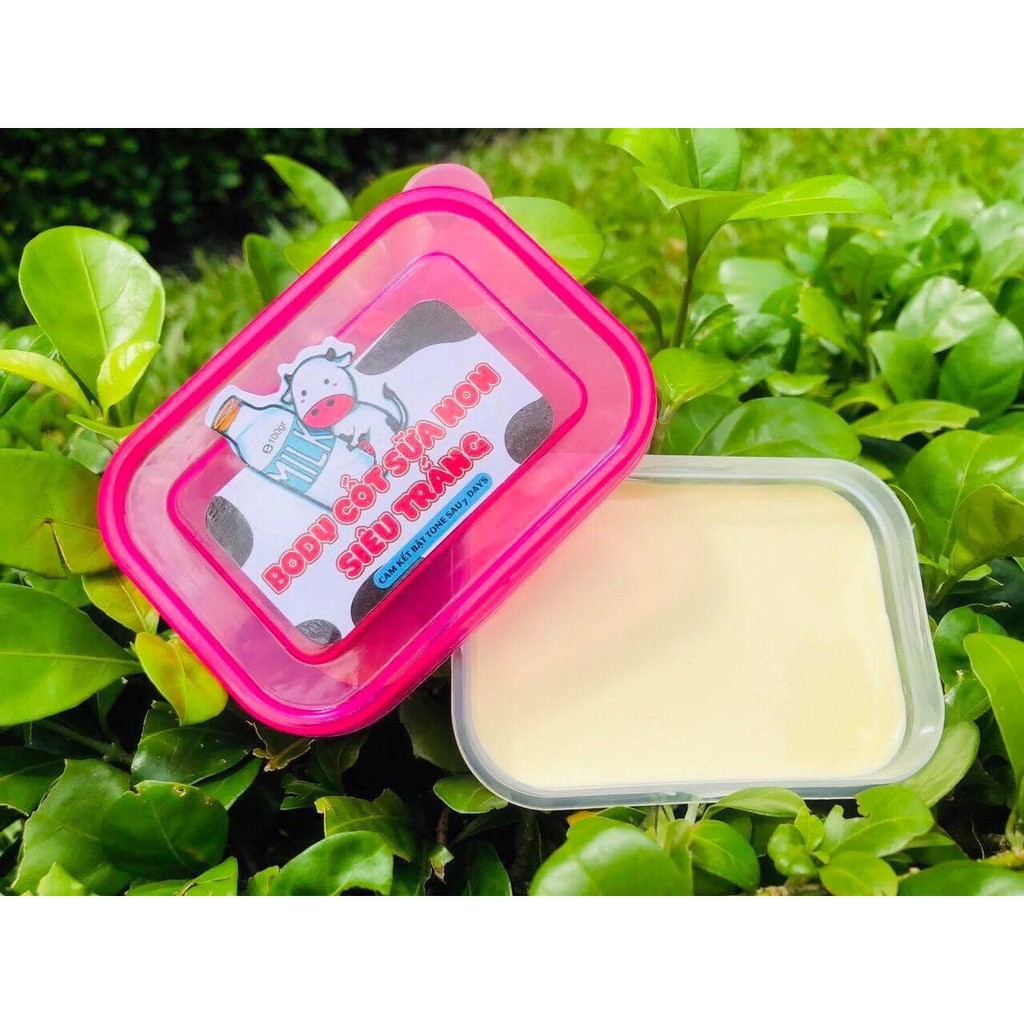 Kem cốt mịn sữa bò dưỡng thể body hộp 100 gam