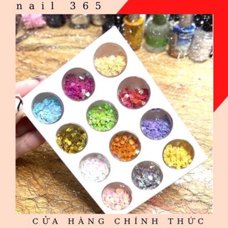Set nhũ 12 ô tim đặc