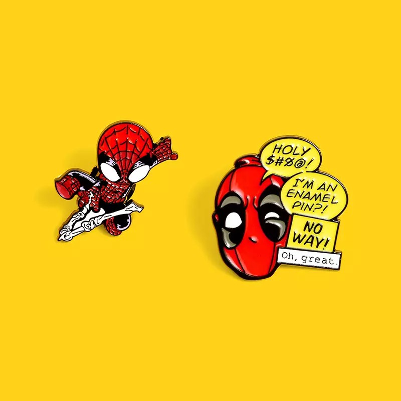 Pin cài áo Người nhện & Deadpool Marvel Series - GC129