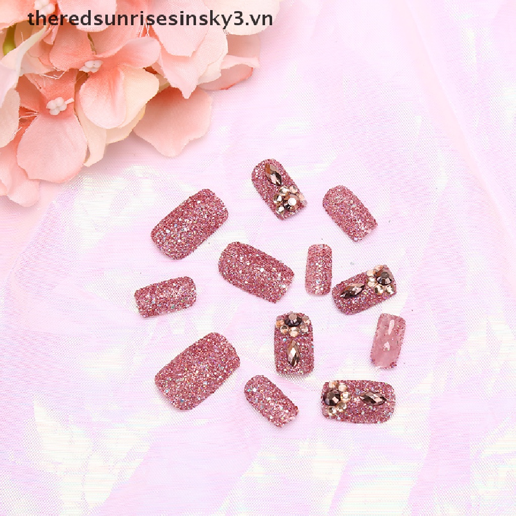 Set 24 Móng Tay Giả Dán Trang Trí Nghệ Thuật