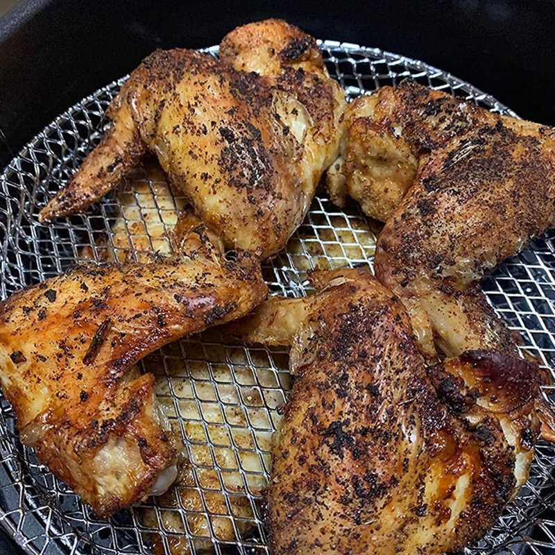 Giá Để Đồ Chiên Ba Tầng Bằng Thép Không Gỉ Tiện Dụng