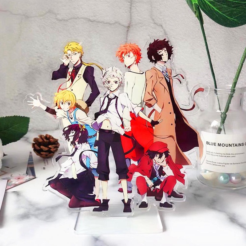 Dụng cụ chặn giấy hình nhân vật Anime buu stray dogs dazai osamu bằng acrylic cao cấp