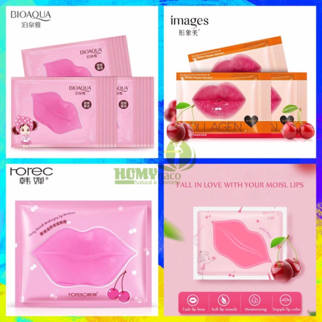 [LẺ GIÁ SỈ] 10 100 Mặt Nạ Dưỡng Môi Bioaqua Images BEOTUA - Mask Môi