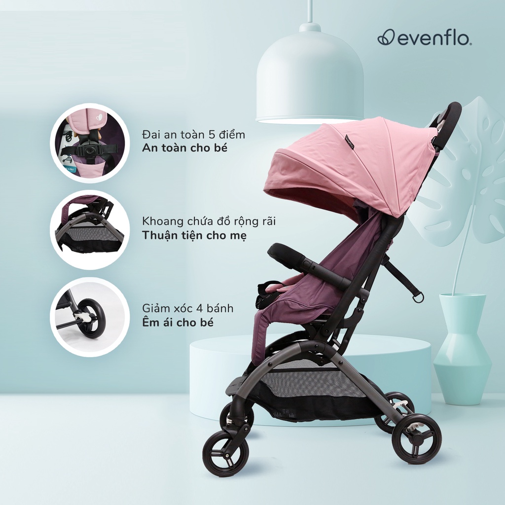 Xe Đẩy Evenflo Wim Premium cho bé