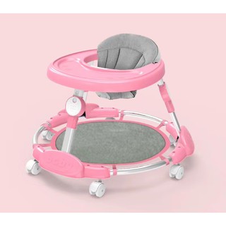 XE TRÒN TẬP ĐI CAO CẤP HT25 MÀU HỒNG CÓ THỂ ĐIỀU CHỈNH CAO THẤP