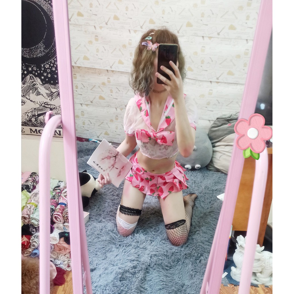 Set cosplay nữ sinh gợi cảm