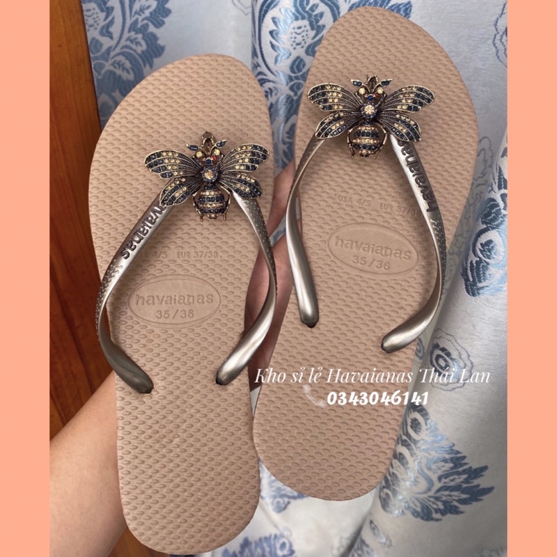 Dép Havaianas Nữ Gắn Charm