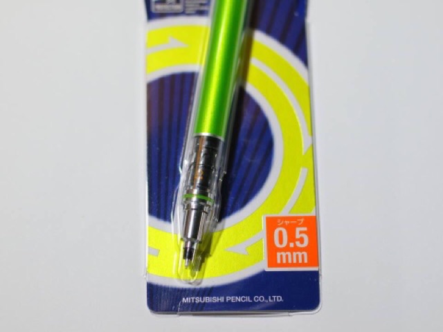 Bút Chì Kim Uni Kuru Toga Advance M5-559 - Xoay ngòi tự động - Màu Xanh Lá - 0.5mm