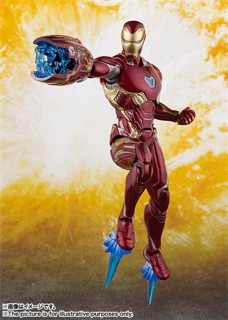 Mô hình iron man Infinity War mk50 SHF có ảnh thật
