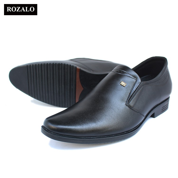 Giày tây nam tăng chiều cao 7cm da cao cấp Rozalo R85567