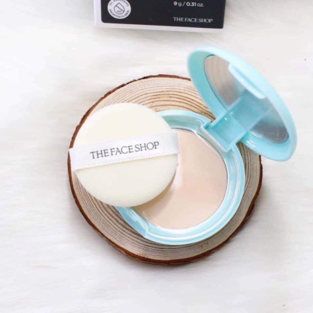 Phấn Phủ Nén Kiềm Dầu The Face Shop Oil Clear Smooth &amp; Bright Powder