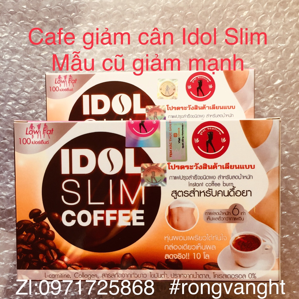 Giảm cân Idol Slim Coffee [combo 4 hộp]
