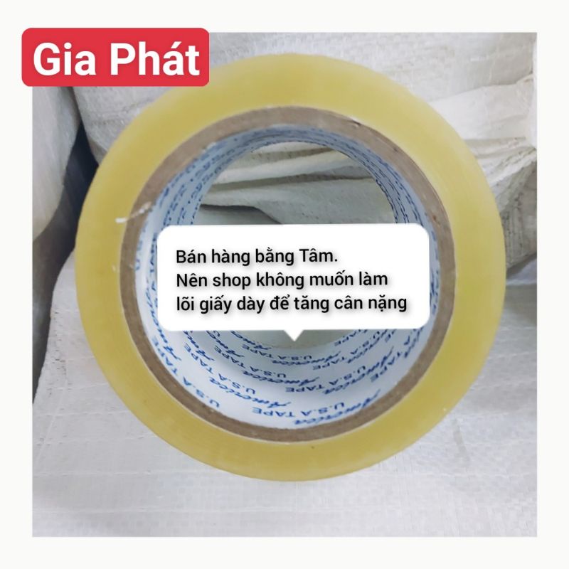 Băng keo, keo trong / đục 5F-100yard 1kg/cây 6cuộn (LƯU Ý LÕI GIẤY MỎNG)