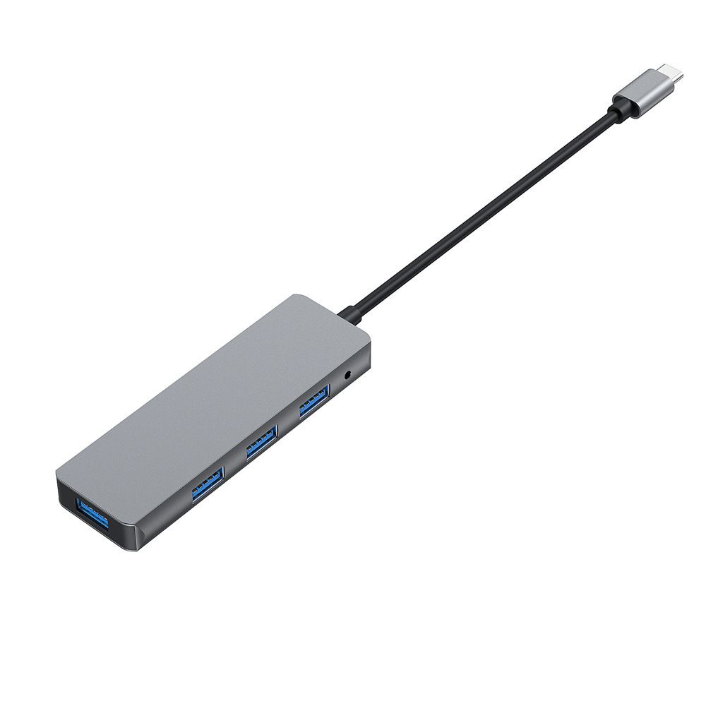 Hub chia 4 cổng USB 3.0 5Gbps tốc độ cao bằng hợp kim nhôm cho laptop&lt;br&gt;