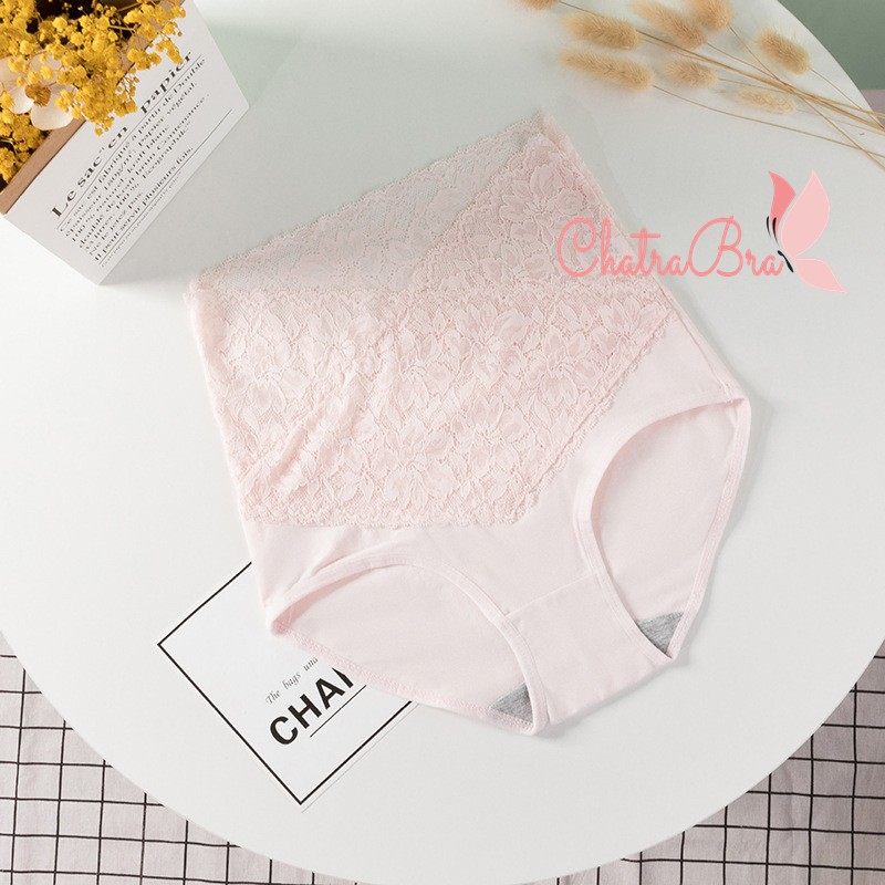 Quần gen bụng định hình ren cao cấp mềm mại lưng xéo quần mặc váy