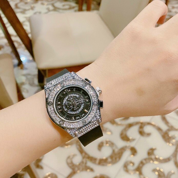 Đồng hồ nam nữ Hublot - đồng hồ unisex cặp đôi dây cao su có bảo hành 12tháng | BigBuy360 - bigbuy360.vn