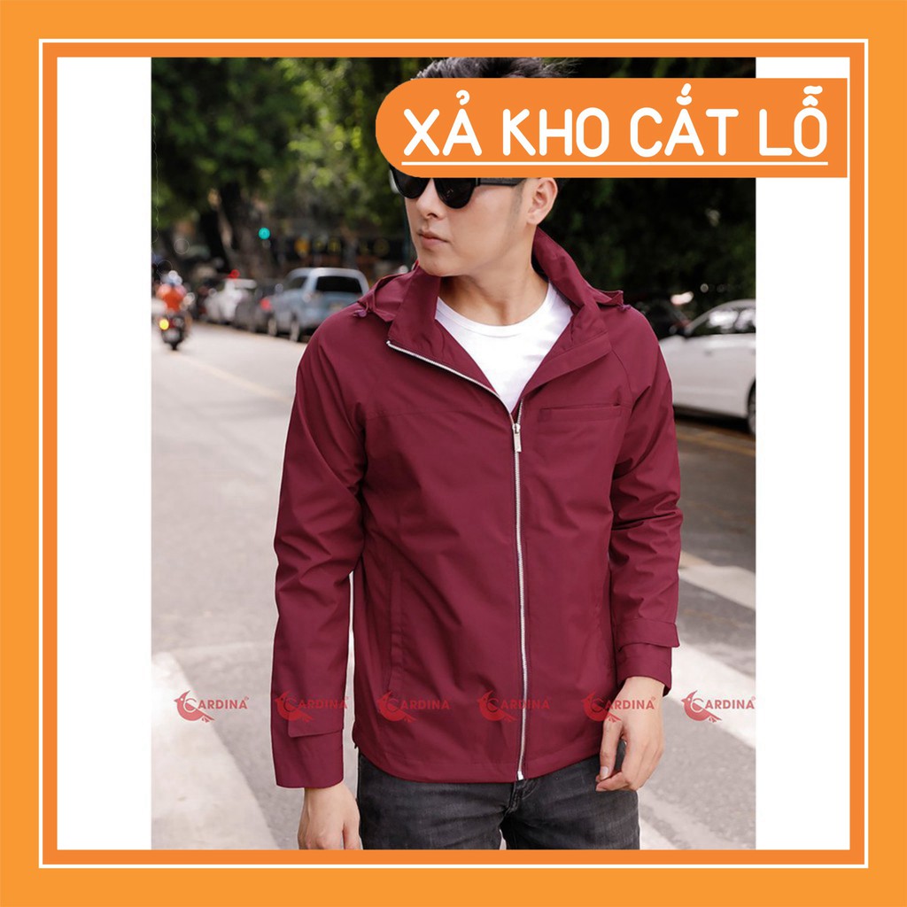 Áo Khoác Nam, Áo Khoác Gió JACKET 2 Lớp CARDINA Cao Cấp, Chống nước, Chống Nhăn