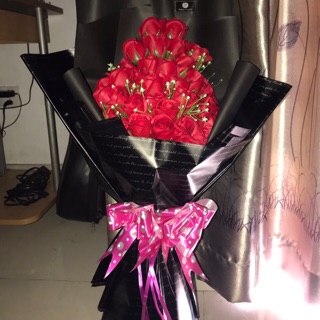 Bó hoa hồng sáp 50 bông