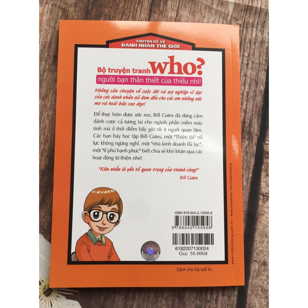 Sách: Chuyện Kể Danh Nhân Thế Giới - Bill Gates - Tái Bản 2019