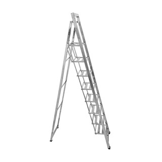 Thang inox 8 bậc chịu lực 180kg (ống vuông 40mm, dày 0.6mm)