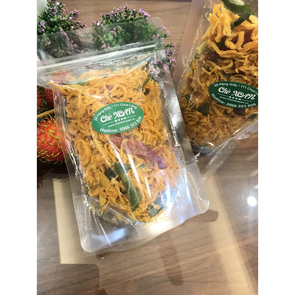 Khô Gà Lá Chanh 300gr Loại 1 thơm ngon, Ăn vặt Hà Nội