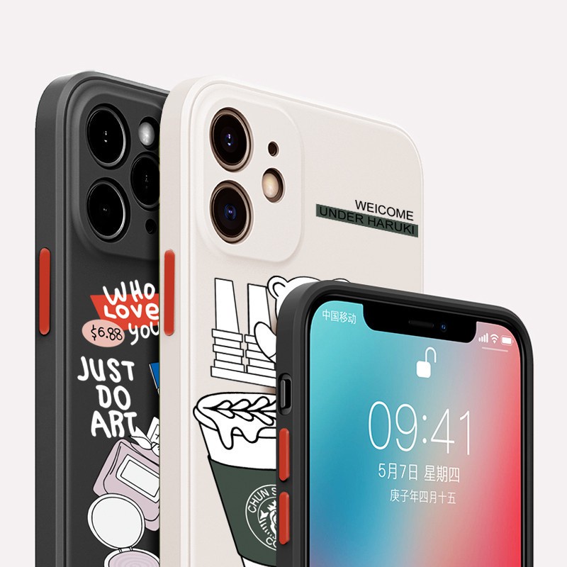 Ốp điện thoại KOOSUK silicon mềm hình chú gấu cà phê cho Samsung Galaxy A12 M12 M62 F62 M31 M21S M51