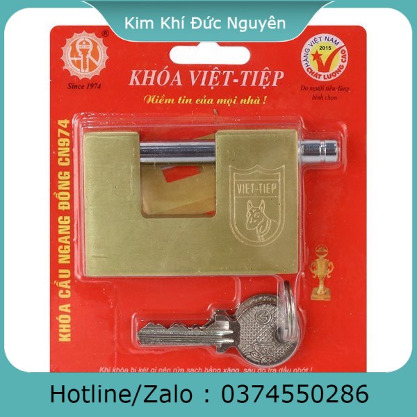 Khóa Ngang Đồng Việt Tiệp CN974 KIM KHÍ ĐỨC NGUYÊN