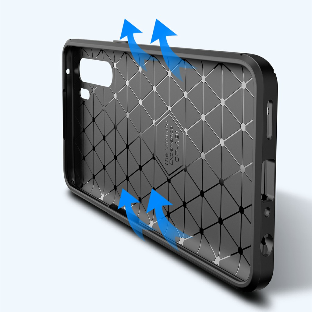 Ốp lưng Oppo Reno 3 vân Rằn Ri hiệu Auto Focus chống sốc thời trang cao cấp