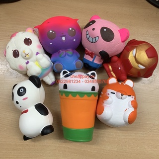 Đồ chơi nắm bóp Squishy hình que kem nhiều màu xinh xắn