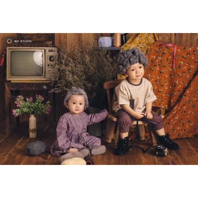 Mũ tóc ông bà già