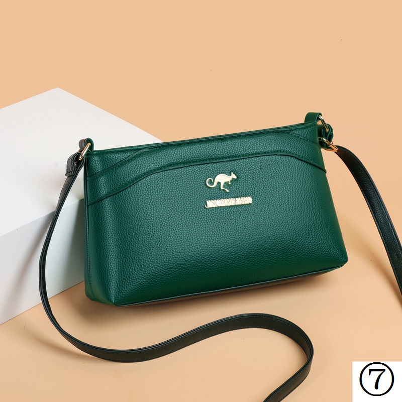 Túi Đeo Chéo Bằng Da Thật Thời Trang Mới 2022 Dành Cho Phụ Nữ Trung Niên