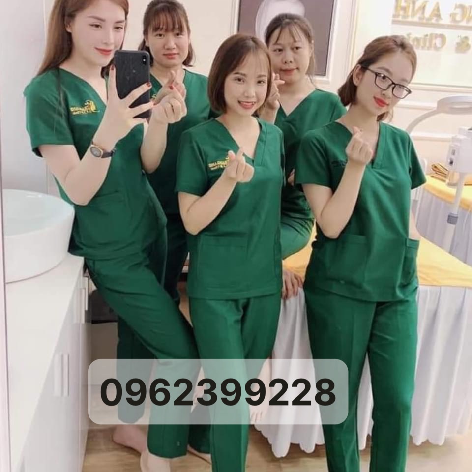 Đồng phục spa,đồng phục thẩm mỹ viện , bộ bác sĩ , HÀNG LOẠI 1 đủ size, đủ màu có sẵn