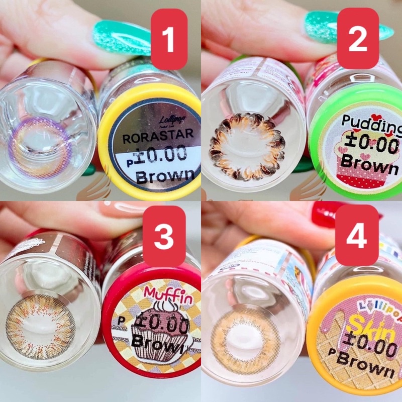 Các mẫu lens Nâu_Brown Hot size giãn vừa -Kính giãn tròng nâu