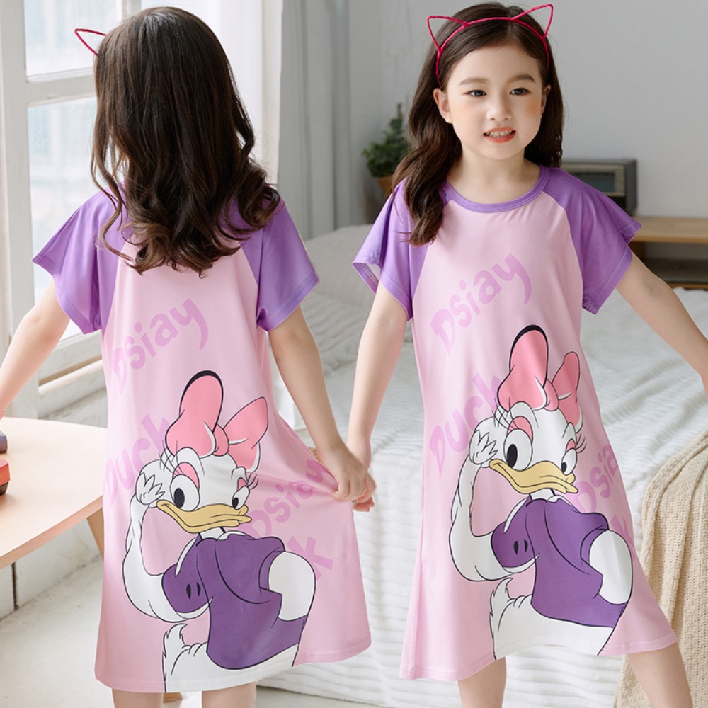 Đồ Ngủ Cho Bé GáiĐồ ngủ Ngắn Tay Kiểu Công Chúa Hàn Quốc Dễ Thương Mùa Hè Cho Bé Gái