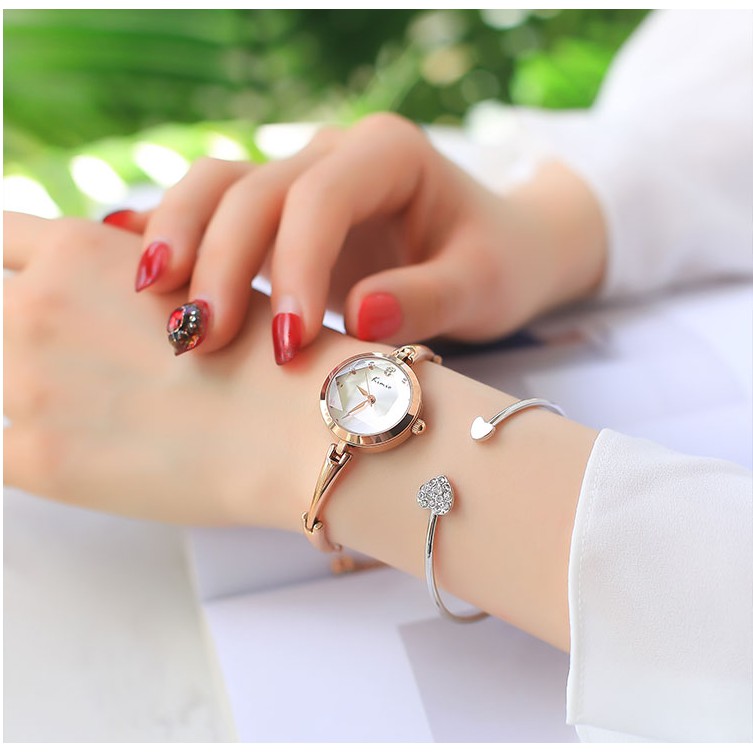 Đồng hồ nữ Kimio dáng lắc hàng cao cấp siêu xinh, Đồng Hồ Nữ