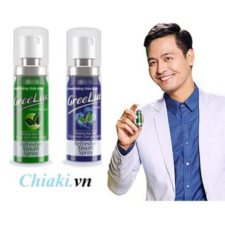 ❇️DATE 2023 Combo 2 xịt thơm miệng thảo dược Greelux XANH LÁ