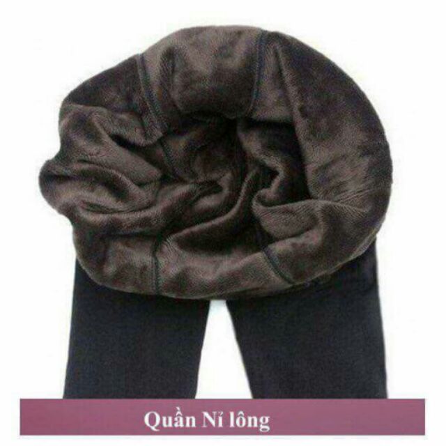QUẦN TẤT LÓT LÔNG VỎ TÍM SIÊU ẤM ÁP ( DẪM GÓT )