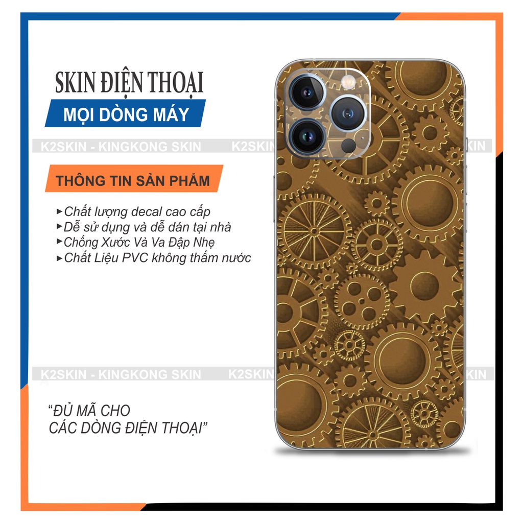 Miếng dán Skin cho Android và  Iphone 6/7/8/x/xs/11/12pro/13promax/13/13pro ( Mã skin 107)
