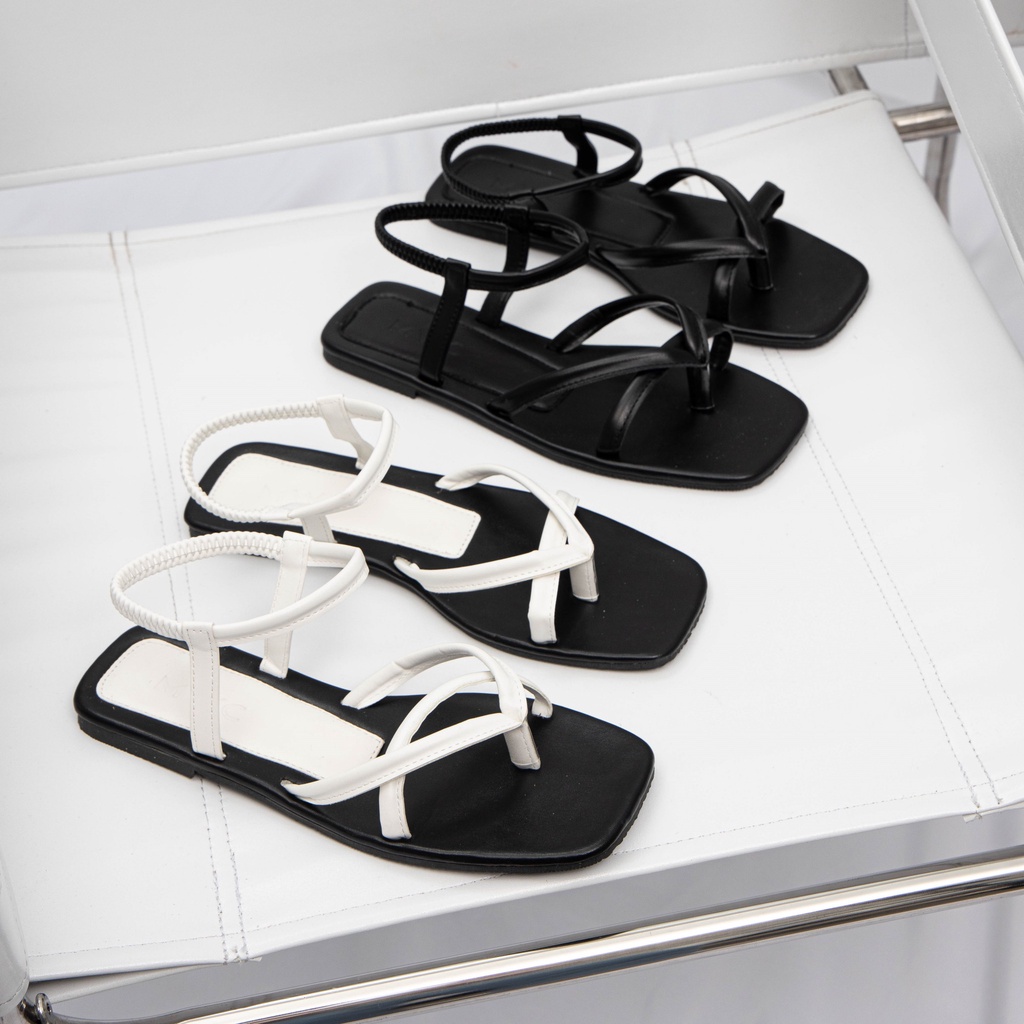 Giày MWC 2923 - Giày Sandal Kẹp Ngón Đế Bệt Quai Dây Mảnh Thời Trang