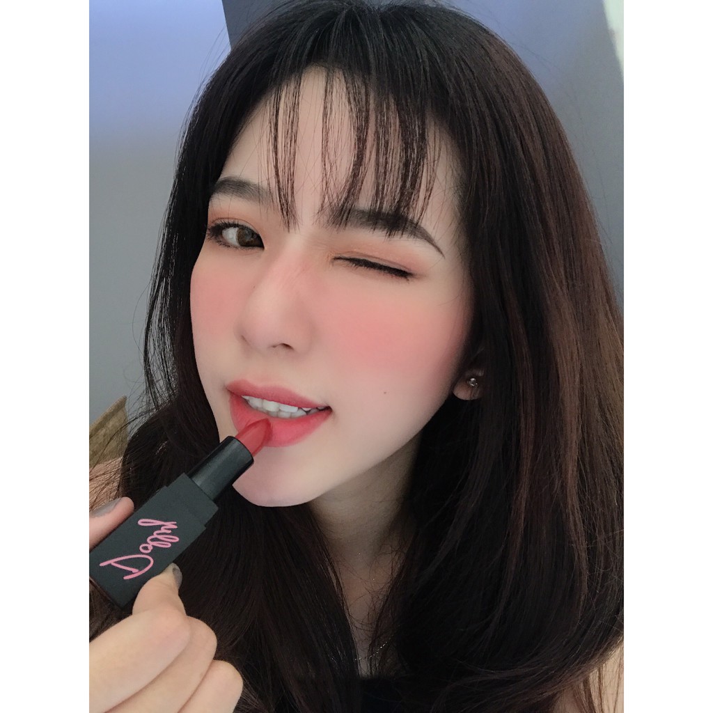 Hot Hot! [Hồng Ruốt ] Son Sáp Phủ Phấn Dolly Không Chì Màu Hồng Ruốt | BigBuy360 - bigbuy360.vn